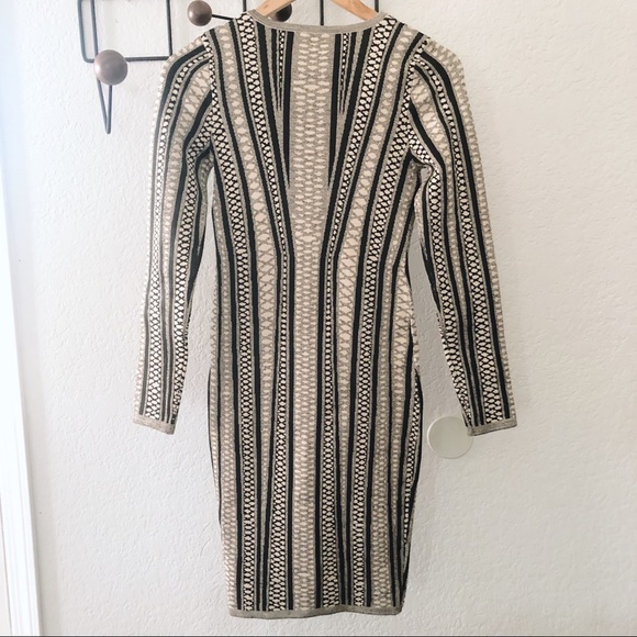 SOLD Lurex Cross Neck Bandage Dress - Picture 4 of 4